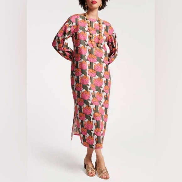 Frances Valentine Dresses & Skirts - NWT Frances Valentine Minnow Maxi Dress Sun Flower Cotton Poplin Sz S